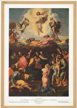 Vorschaubild Raffael: Transfiguration (Farbdruck Verlag "Meister der Farbe", Leipzig)